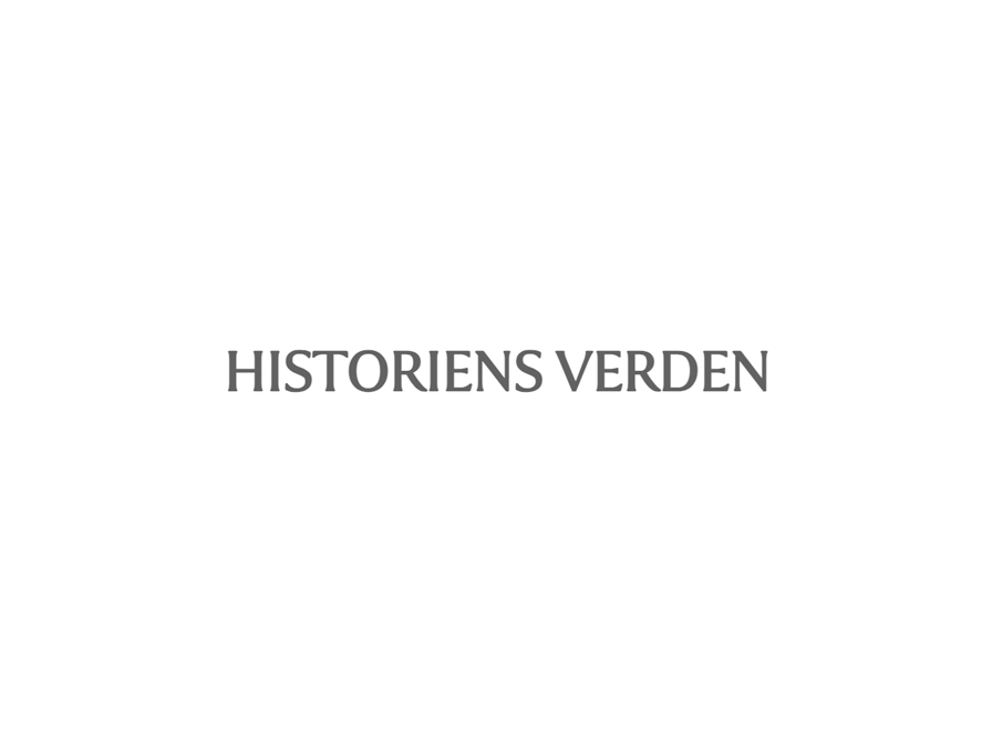 Logo med teksten historiens verden